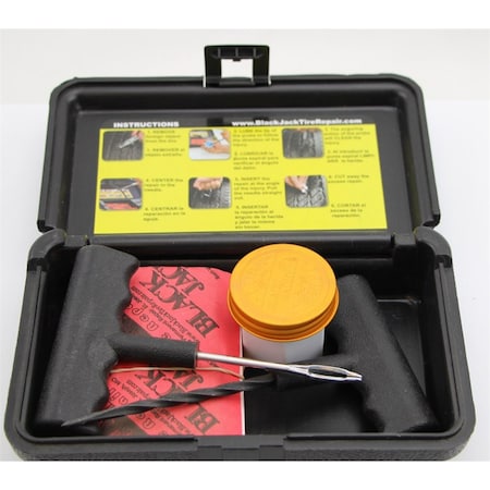 Blackjack Tire Supplies Small Repair Kit With Plastic Tools KT-20S